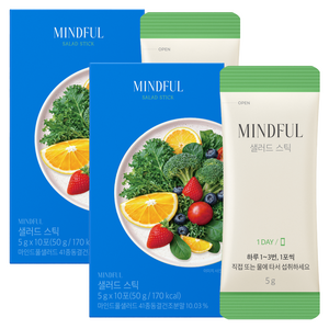 푸드올로지 마인드풀 샐러드스틱 10p, 2개, 50g