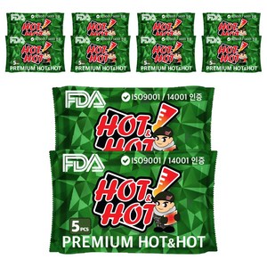 핫앤핫 대용량 핫팩GREEN 160g 5p, 10세트