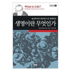 [한울(한울아카데미)]생명이란 무엇인가 : 물리학자의 관점에서 본 생명현상 - 한울과학문고 2 (2판), 한울(한울아카데미), 에르빈 슈뢰딩거