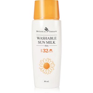 보타니컬테라피 베이비 워셔블 유아 썬밀크 SPF32 PA++, 80ml, 1개