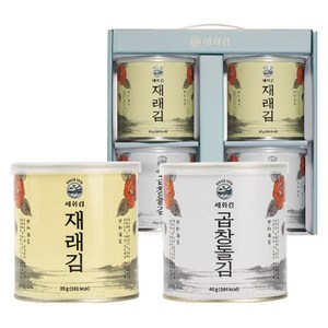 세화김 재래김 곱창돌김 35g 2p + 40g 2p 선물세트, 1세트
