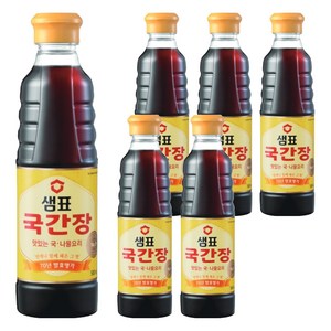 샘표 국간장, 500ml, 6개