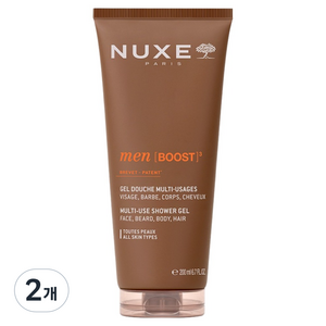 눅스 남성용 올인원 샤워젤, 2개, 200ml