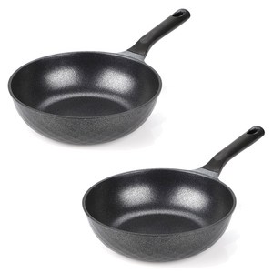 키친아트 인덕션 꼬뜨 실버 궁중팬, 30cm, 2개