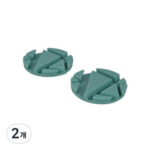 JHCompany 심플 다기능 실리콘 코스터, 그린, 2개