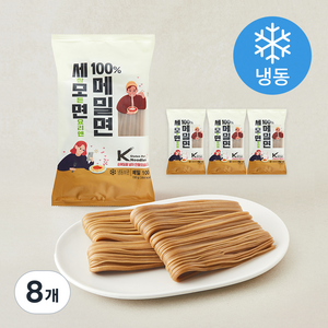 100% 메밀면 세모면 (냉동), 150g, 8개