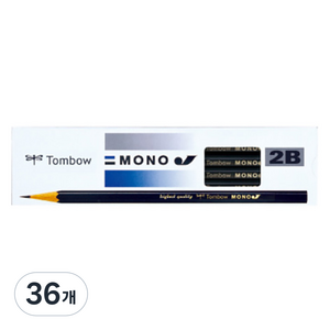 MONO J 미술 연필, 2B, 36개
