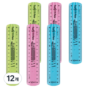 마패드 구부러지는 자 트위스트 플렉스 15cm, 랜덤발송, 12개