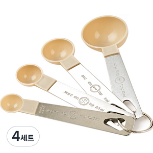 셰프토프 계량스푼 4종 세트, 4세트