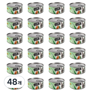 퍼시캣 파인다이닝 무스 오션피쉬, 48개, 70g, 참치
