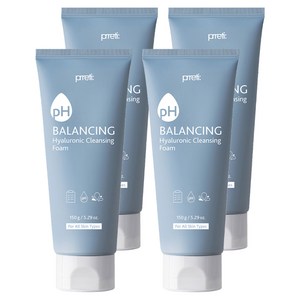 프레티 약산성 히알루로닉 클렌징 폼, 150g, 4개