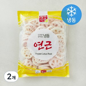 황보마을 연근 (냉동), 2개, 1kg