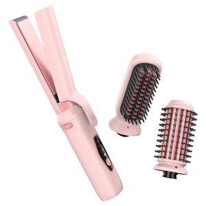 슈틸루스터 무선 3in1 빗고데기, 핑크, ST-DWC100