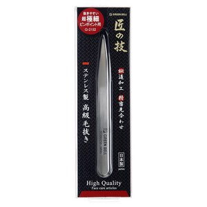 그린벨 타쿠미노 와자 인그로운헤어 핀셋 족집게 G-2152, 색상랜덤발송, 1개