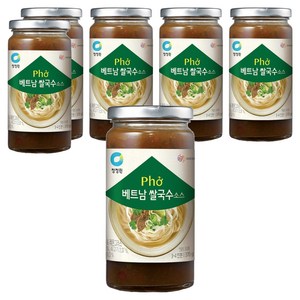 청정원 베트남 쌀국수 소스, 6개, 370g