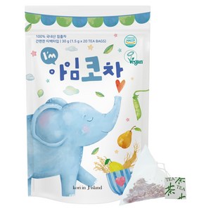 코리인제이아일랜드 배도라지 작두콩 아임코차 1.5g x 20p, 1개, 30g, 20개입