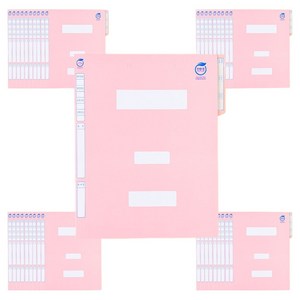 서일화일 친환경 정부화일, 분홍, 80개