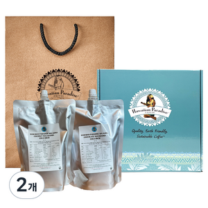 하와이안파라다이스커피 10% 코나 대용량 콜드브루, 2개, 2개입, 1L