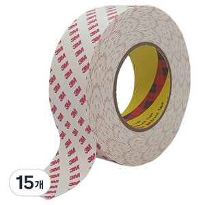 쓰리엠 PE 폼 양면테이프 화이트 48mm x 10m, 15개