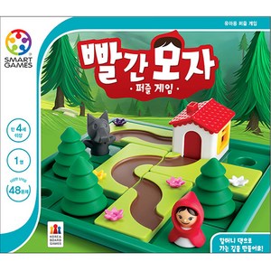 코리아보드게임즈 빨간모자 퍼즐 게임, 혼합색상, 1개