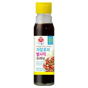 오뚜기 LIGHT&JOY 저칼로리 발사믹 드레싱, 210g, 1개