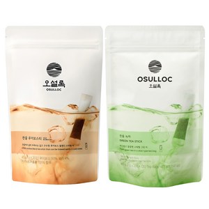 오설록 스틱형 티백 찬물녹차 20p + 찬물 루이보스티 20p, 1세트, 20개입