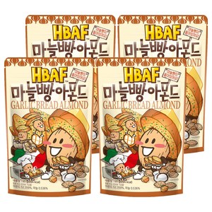 바프 마늘빵 아몬드, 190g, 4개