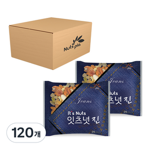 넛츠피아 잇츠넛 프리미엄 진 하루견과, 25g, 120개