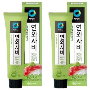 대상 청정원 연와사비, 35g, 2개