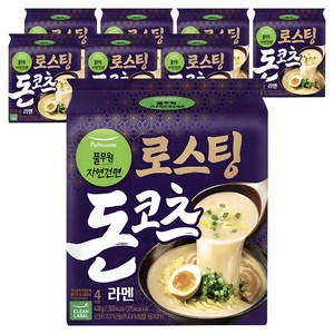 풀무원자연건면 로스팅 돈코츠 라멘 109.5g, 32개