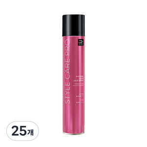 미쟝센 스타일케어 프로 내추럴 홀드 헤어 스프레이, 300ml, 25개