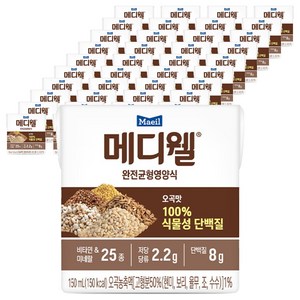 메디웰 완전균형영양식 오곡맛, 150ml, 48개