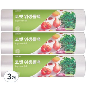 코멧 위생롤백, 특대(XL), 500개입, 3개
