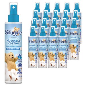 스너글 허거블 코튼 더블 소프트 섬유탈취제 본품, 150ml, 20개