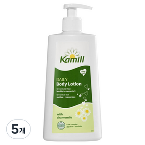카밀 데일리 바디로션 데일리 캐모마일향, 5개, 500ml