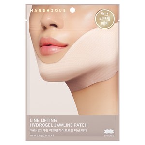 마르시끄 라인 리프팅 하이드로겔 턱선 패치, 3개입, 1개