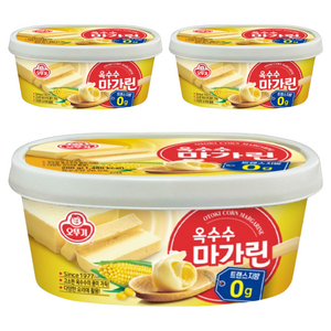 오뚜기 옥수수 마아가린, 200g, 3개