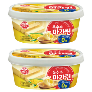 오뚜기 옥수수 마아가린, 200g, 2개