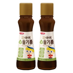 베베스트 처음먹는 순 아이 들기름, 75ml, 2개