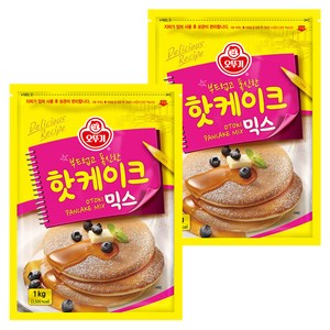 오뚜기 핫케이크 믹스, 1kg, 2개