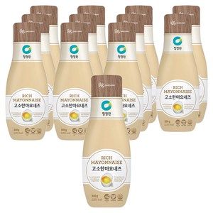 청정원 고소한 마요네즈, 300g, 12개