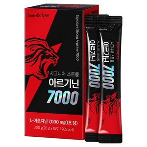 뉴트리디데이 시그니처 스트롱 아르기닌 7000 액상스틱 15p, 300g, 1개
