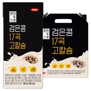 완전두유 검은콩 17곡 고칼슘, 190ml, 16개