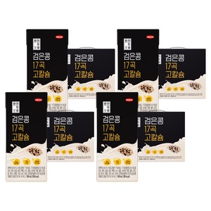 완전두유 검은콩 17곡 고칼슘, 190ml, 80개