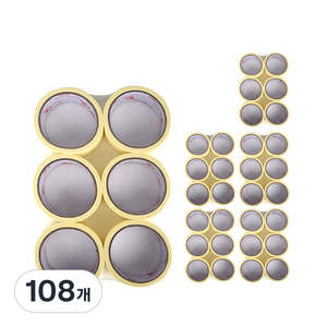 블루마토 OPP 포장 종이 테이프12-1 12mm x 15m, 108개