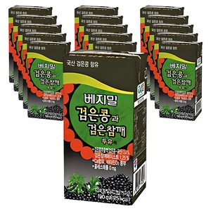 베지밀 검은콩과 검은참깨 두유, 190ml, 16개 골드박스 특가