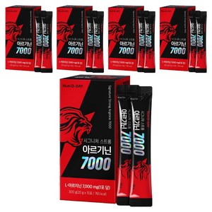 뉴트리디데이 시그니처 스트롱 아르기닌 7000 액상스틱 15p, 300g, 5개