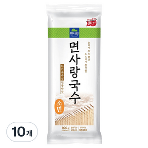 면사랑 국수 소면, 900g, 10개