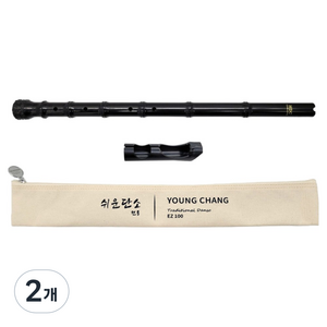 HDC영창 위치가늠돌기 쉬운 이지 단소 EZ100, 블랙, 2개