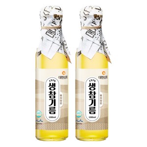 대현상회 볶지않은 생참기름, 2개, 180ml